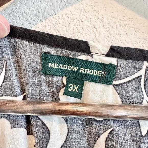 Boho Coastal Cottagecore Tiered Midi Dress 3X Black White Plus Size Chic - Picture 4 of 13